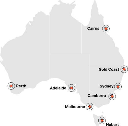 Mapa Australia